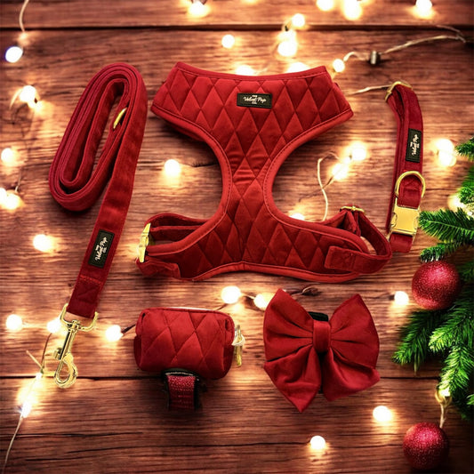 Rich Berry Red Harness Set